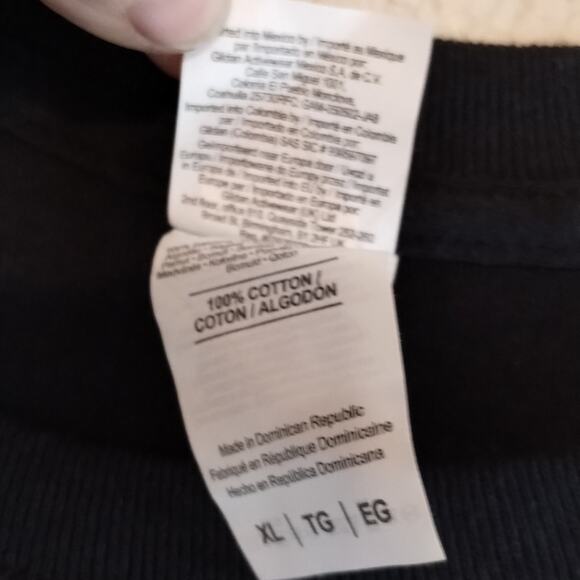 NEW Broken Spoke Saloon Biker Bar Skeleton & Dog Biker Black Gildan T-Shirt XL - Picture 6 of 8